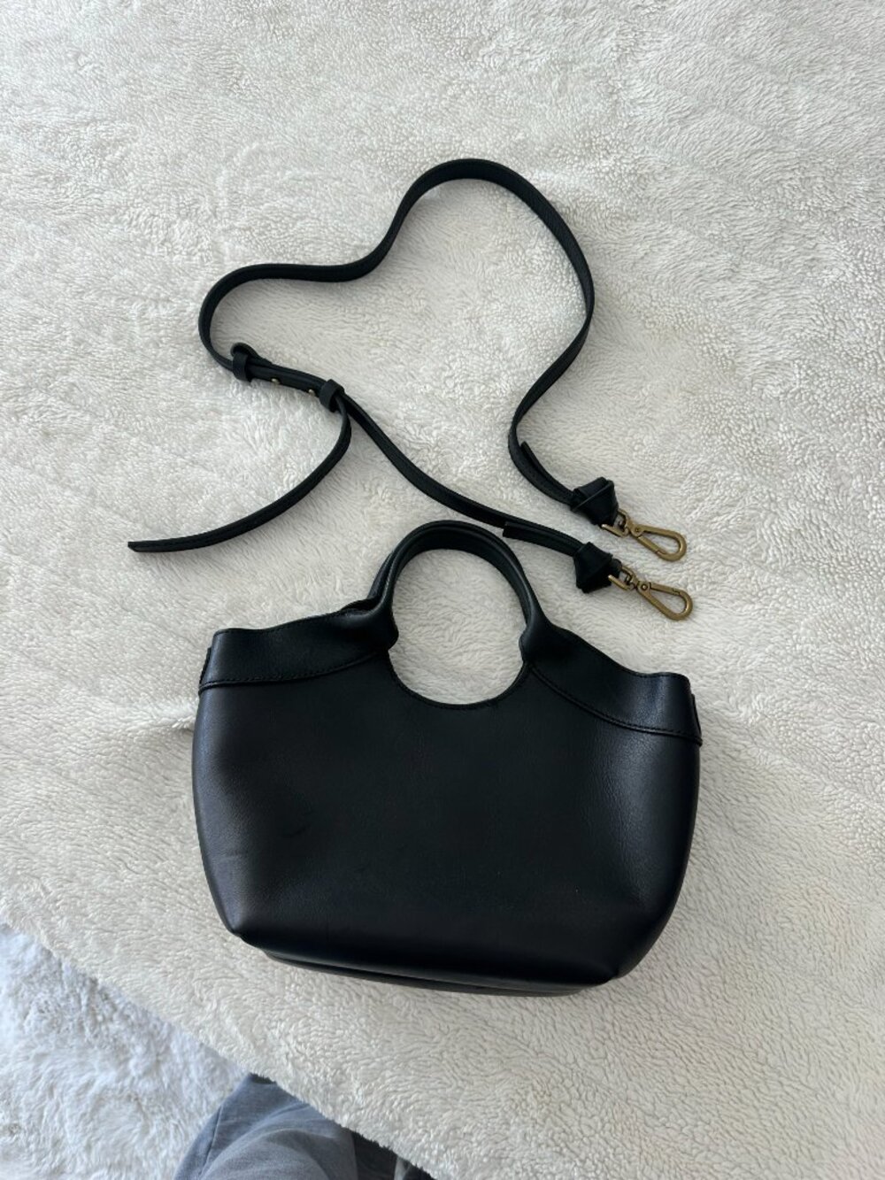Madewell small black crossbody bag
